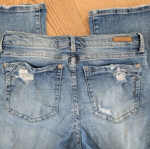 Buckle Black Distressed Blue Women's Jeans 30x32